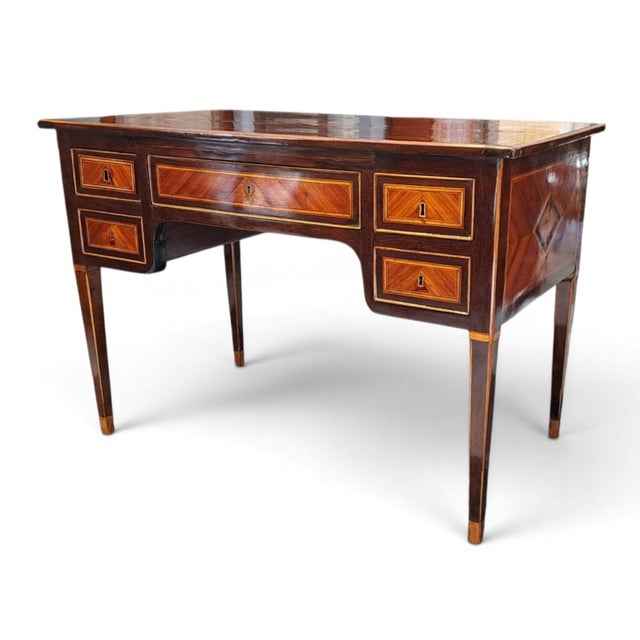 Antique Italian Louis XVI Desk, 1700s For Sale - Image 10 of 10