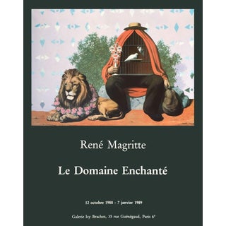 1989 René Magritte, the Enchanted Domain, Poster For Sale