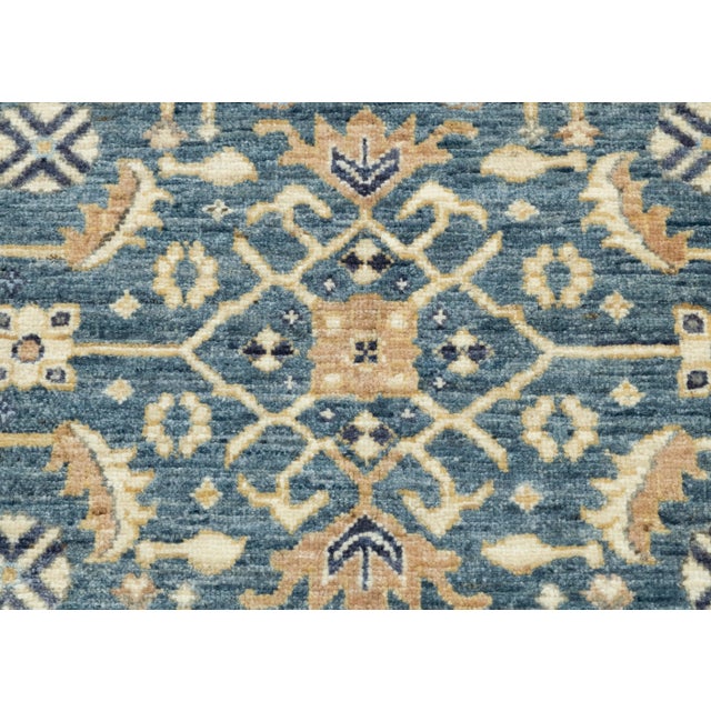 Handwoven Oushak Rug 2'10" x 4'11" #17473 For Sale In Houston - Image 6 of 8