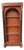 Maitland-Smith Neoclassical Empire-Style Illuminated Mahogany Bookcase For Sale