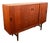 Mid Century Danish Modern Credenza Highboard Bar Sideboard Denmark Teak Drawers For Sale