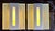 Vintage Wall Lamps with Metal Housing and Frosted Glass Blocks, 2000s, Set of 2 For Sale - Image 9 of 9