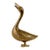 Vintage Mid-Century Modern Brass Goose Figurine For Sale