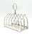 Victorian Vintage English Silver-Plated Toast Rack – Traditional / English Country For Sale - Image 3 of 11