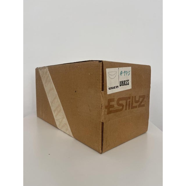 Large Mid-Century Gold Wall Sconces from Estiluz, Barcelona, 1970s, Set of 2 For Sale - Image 4 of 15