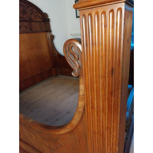 Large Carlo X Bed, 1830s For Sale - Image 12 of 18