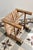 Vintage Low Stool in Wood and Straw, 1970s For Sale - Image 4 of 7