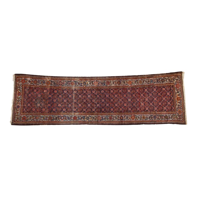 Vintage Malayer Rug Runner - 3'8" X 12' For Sale