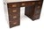 Wood Military Campaign Leather Top Pedestal Desk, 1930 For Sale - Image 7 of 10