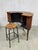 1960s Vintage Slatted Cocktail Bar & Stools, 1960s, Set of 3 For Sale - Image 5 of 5