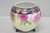Antique Nippon Hand Painted Moriage Pink Rose Porcelain Biscuit Jar Vase For Sale - Image 10 of 16