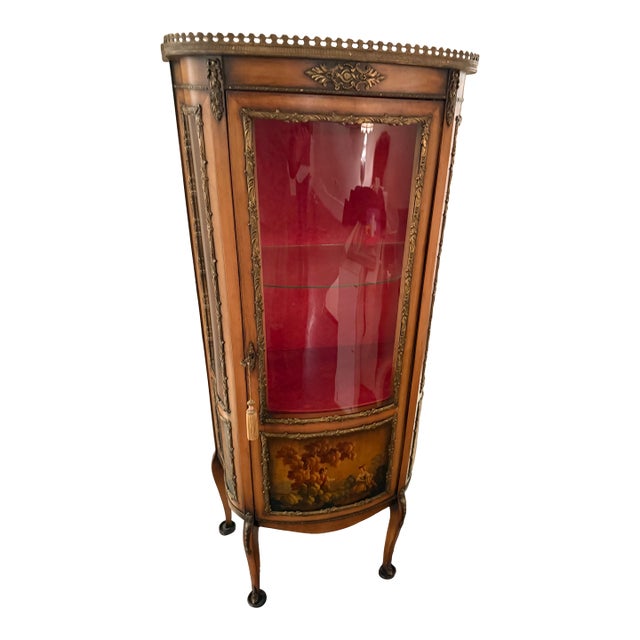 Late 19th Century French Louis XV Ornamental Display Case For Sale