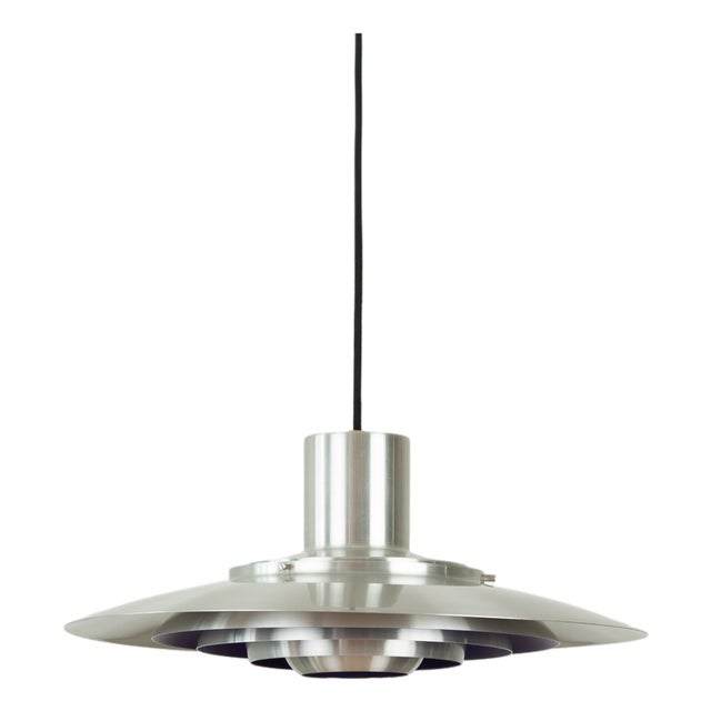 Vintage Danish P376 Pendant Lamp by Fabricius Kastholm for Nordisk Solar, 1964 For Sale