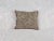 Rustic 1970s Hand Made Rug Fragment Pillow For Sale - Image 3 of 3