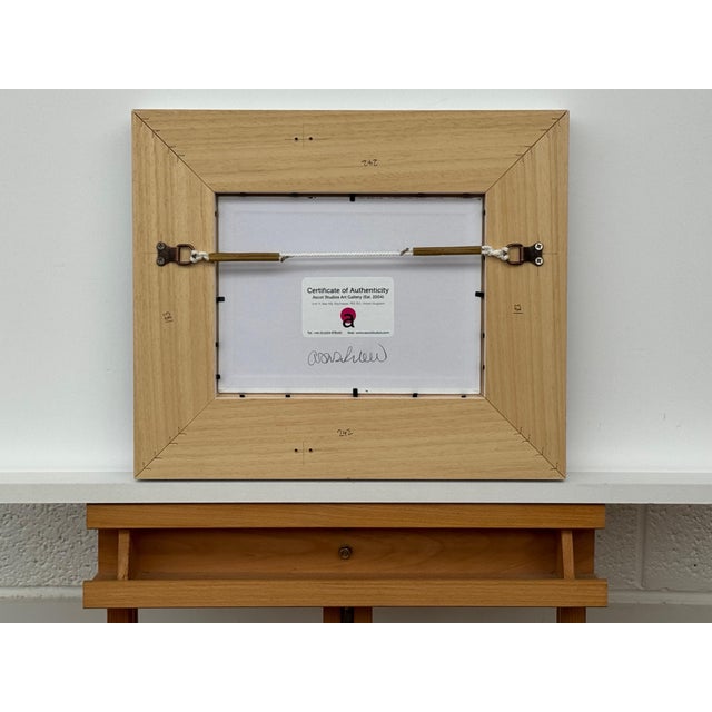 Purple Twilight over Water - Miniature Art in Lavender by Contemporary British Artist 2025 For Sale - Image 8 of 11