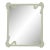 Fleur Home Carnival St. Roch Rectangle Mirror in Mizzle, 24x36 For Sale