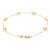 Not Yet Made - Made To Order Vivid 3.42ct Yellow Sapphire Link Chain Birthstone Bracelet in 18k Solid Gold For Sale - Image 5 of 14