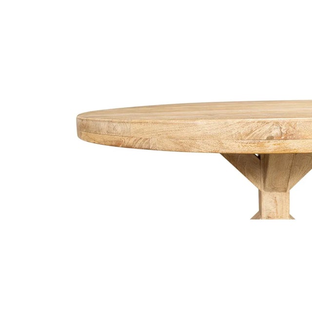 Light Wood Round Dining Table Chairish