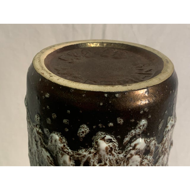 Ceramic 1960s Scheurich Lava Vase For Sale - Image 7 of 10