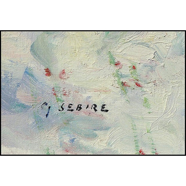 Post Impressionist Mid 20th Century Happy Hour Flower, Gaston Sebire For Sale - Image 3 of 4