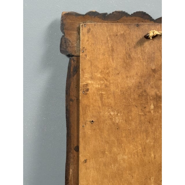 Antique Hand-Carved Wall Mirror with Floral Roses, 1890s For Sale - Image 15 of 17