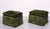 Forest Green Vintage French Green Velvet Stools, 1970s, Set of 2 For Sale - Image 8 of 8