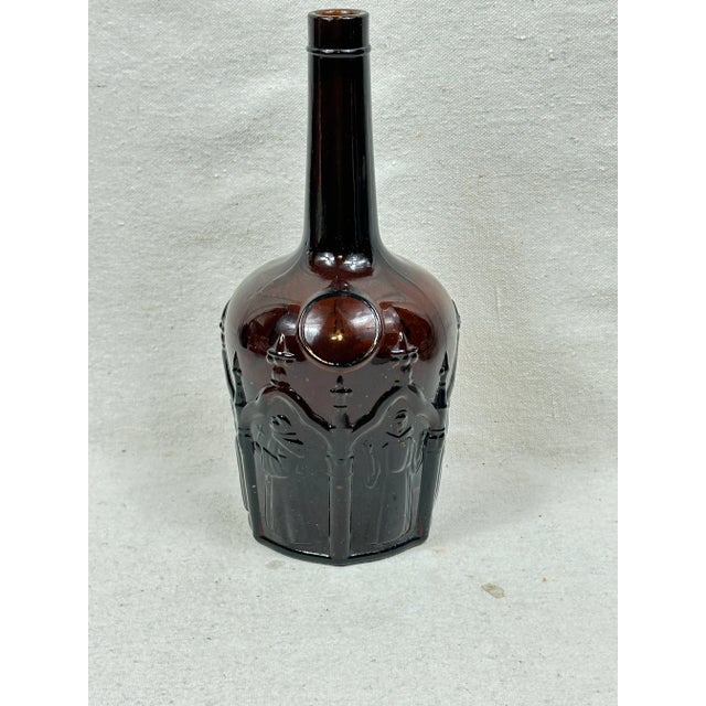 Religious Antique Amber Figural Monk Bottle For Sale - Image 3 of 12