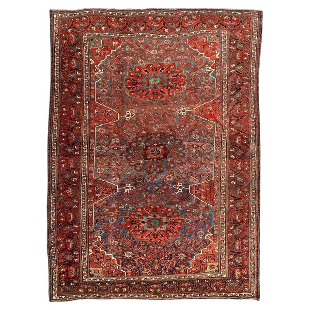 Vintage Afshar Rug, 1990s For Sale