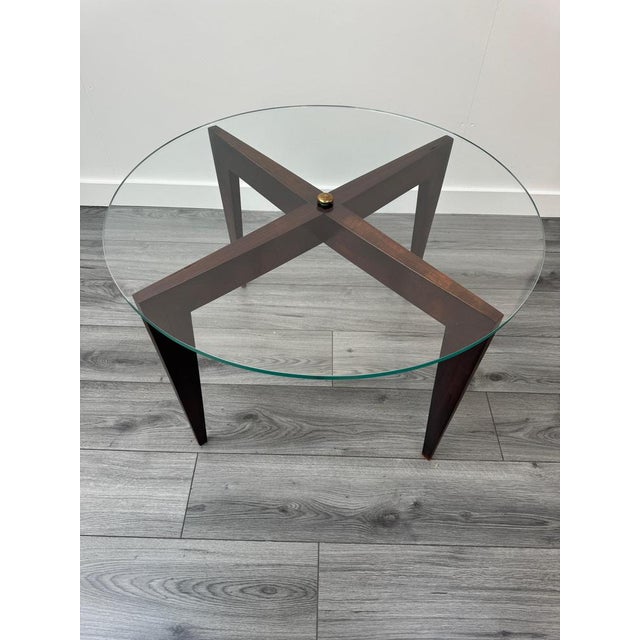 Wood Circular Coffee Table by Gio Ponti, 1950s For Sale - Image 7 of 9