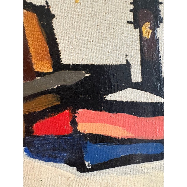 Mid-Century Oil Painting - French Expressioism For Sale In New York - Image 6 of 9