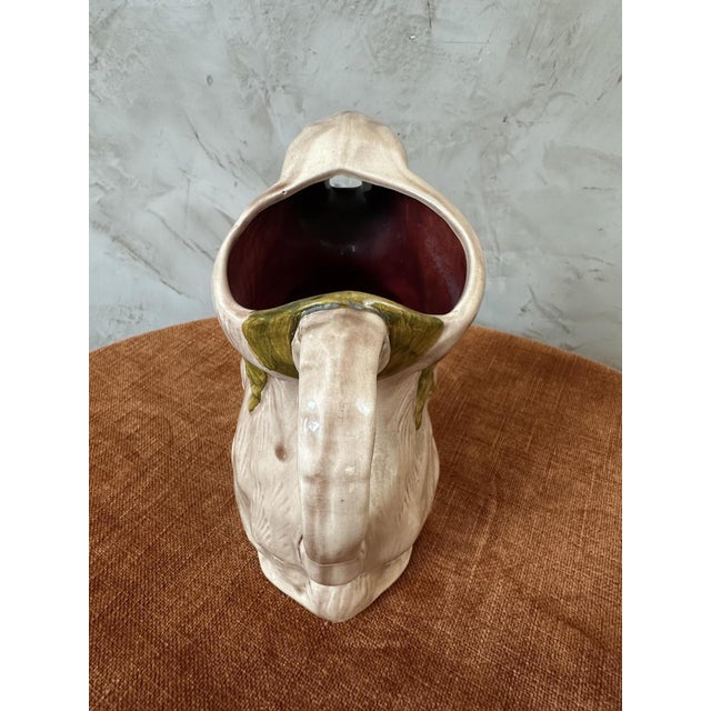 Antique Earthenware Pitcher, 1900 For Sale - Image 4 of 9
