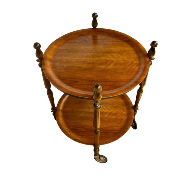 1960s Danish Round Trolley, 1960s For Sale - Image 5 of 9