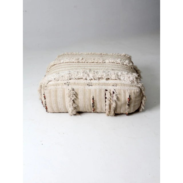 Vintage Moroccan Style Floor Pillow For Sale - Image 6 of 13