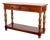 1990s Ralph Lauren Mahagony Twin Drawer Console Table For Sale