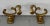Antique Early 19th Century American Federal Brass Jamb Hooks to Hold Fire Tools on the Hearth or Fireplace Mantel - a Pair For Sale - Image 4 of 13