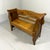 Antique Oak Bench in Biedermeier Style, 1890s For Sale - Image 12 of 18