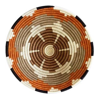 African Sweet Grass and Sisal Woven Basket For Sale