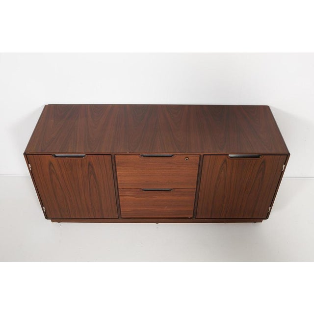 Beautiful cabinet designed by Posborg and Meyhoff for Sibast mobler, Denmark. Executed in rosewood veneer, equipped with...
