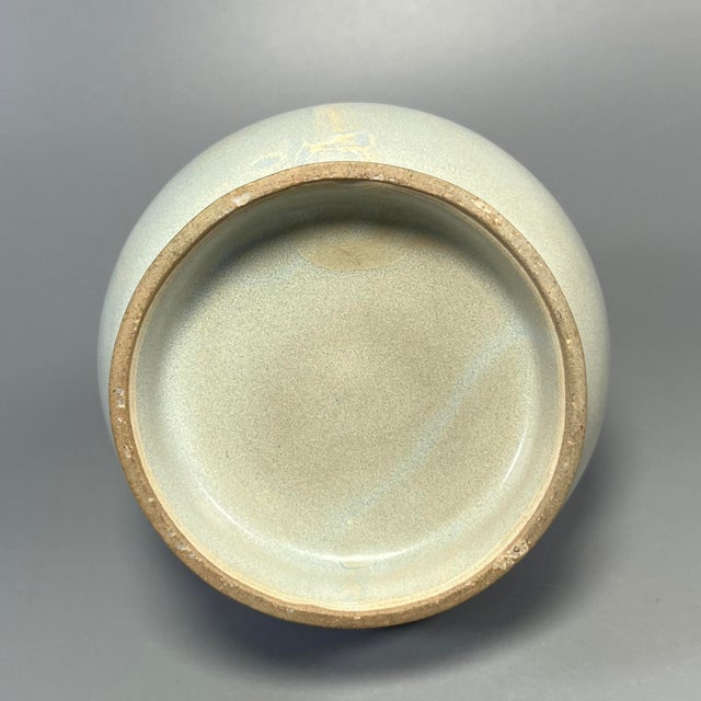 Antique Chinese Celadon Arrow Vase With Tubular Ears For Sale - Image 6 of 6
