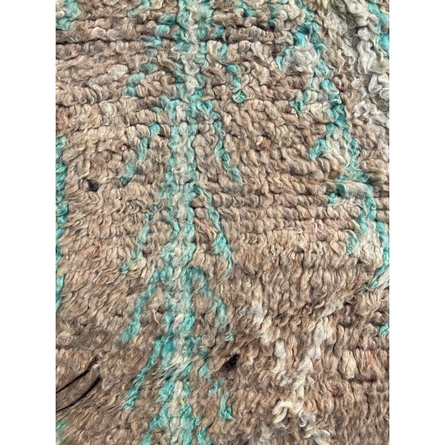 Bauhaus 1980s Genuine Vintage Boujad Berber Moroccan Rug For Sale - Image 3 of 12