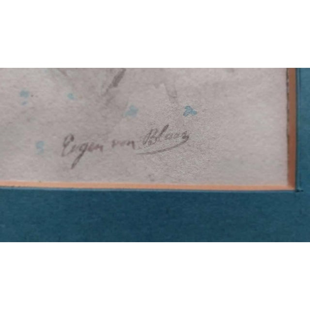 Paint Early 20th Century Portrait of a Young Beauty - Eugen Von Blaas For Sale - Image 7 of 9