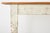 Antique White Rustic American Cream Painted Pine Farmhouse Dining Table For Sale - Image 8 of 13