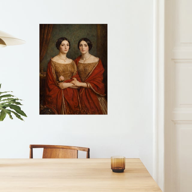 Atelier Aria Lumae the Sisters Unspoken Terracotta and Warm Amber Large Board Print For Sale - Image 15 of 16