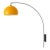 Morelli Half Dome 1960s Wall Sconce - Mustard Steel Shade, Black Nickel Finish, Led Compatible, Light Fixure For Sale