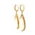 Antique White Italian 14k Rose Gold Mother-of-Pearl Diamond Drop Earrings, Pair For Sale - Image 8 of 10