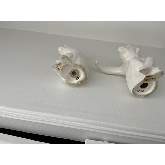 1960s Fitz & Floyd Ceramic Monkey Salt and Pepper Shakers For Sale In Chicago - Image 6 of 7
