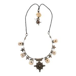 Silver & Conus Shell Necklace