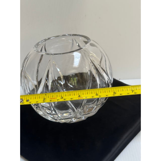 1960s Nachtmann Germany Bleikristall 24% Lead Crystal 6"h Bowl Vase For Sale - Image 18 of 18