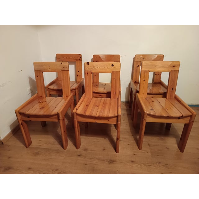 1970s Chairs by Silvio Coppola for Montina, 1970s, Set of 6 For Sale - Image 5 of 10