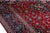 Red Hand-Knotted Oriental Rug in Wool For Sale - Image 8 of 11